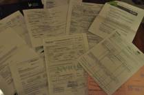 Alguns dos documentos requeridos ou processados para o  envio da Fiona da Colômbia ao Panamá